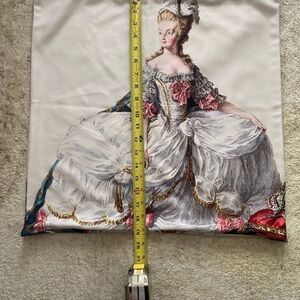 Elegant Historical Print Pillow Cover